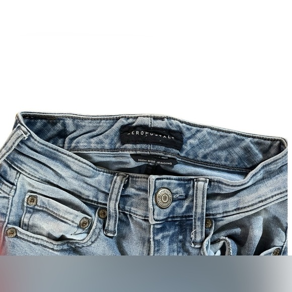 Aeropostale Flare High-Rise Jegging Jeans Sz 00 R - Picture 4 of 4